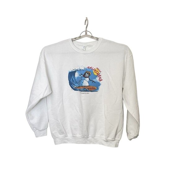 Koala Surf Mele Kalikimaka Sweatshirt Christmas Snowman Surfing  XL  2014 - Picture 2 of 4